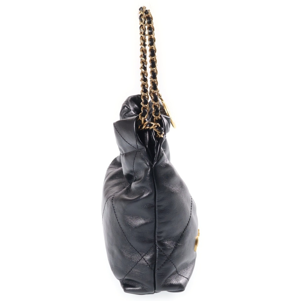CHANEL(シャネル) Chanel 22 キルティング チェーンショルダーバッグ ブラック レディース AS3980