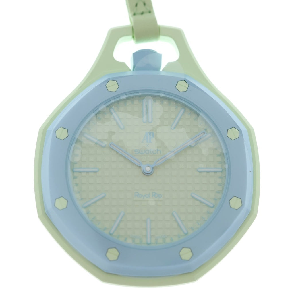 SWATCH(スウォッチ) Audemars Piguet Royal Pop Blaue Acht Light Green オーデマピゲ ロイヤルポップ ブラウエアハト 時計 ウォッチ ライトグリーン SSX03L101N