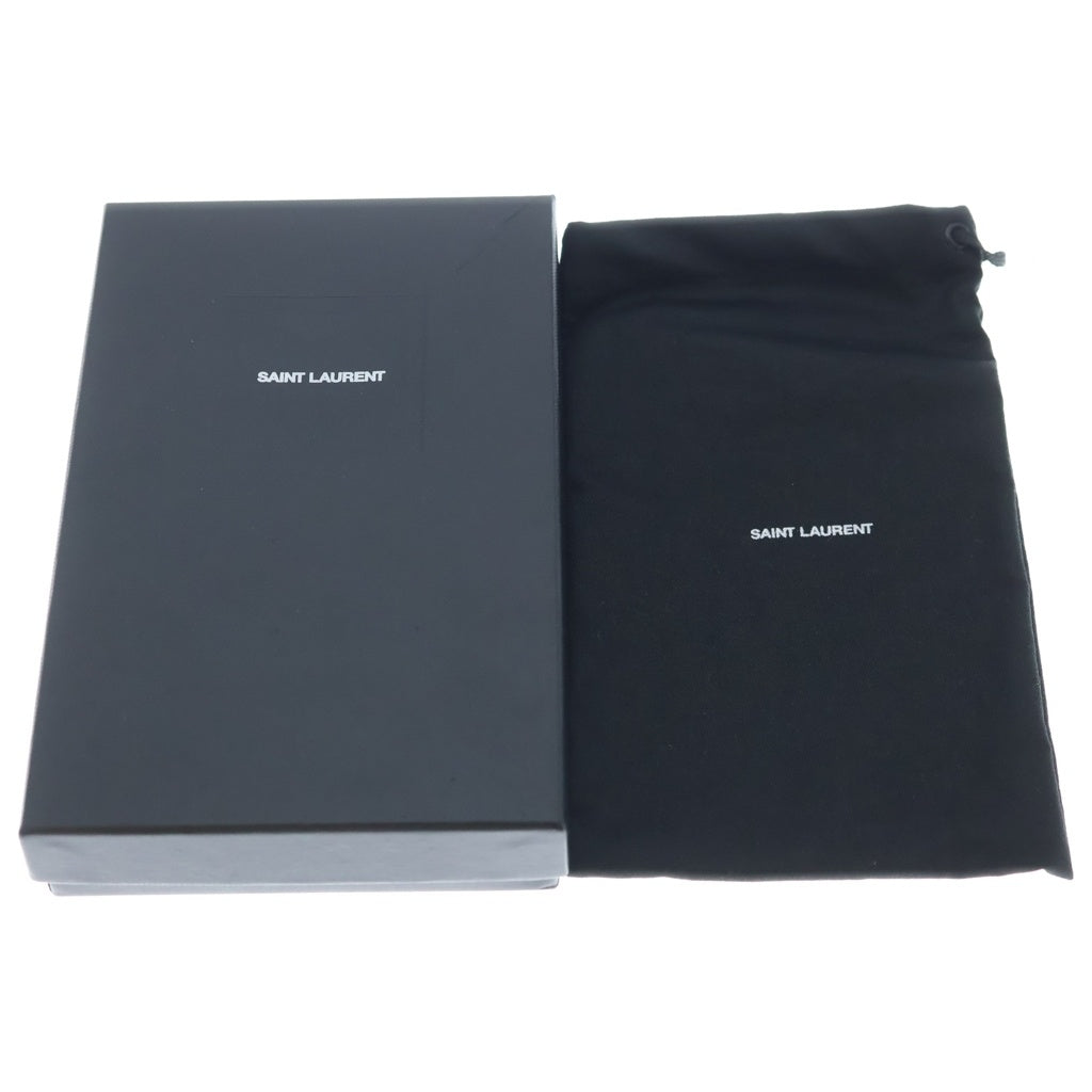 SAINT LAURENT PARIS(サンローランパリ) レザー エアタグホルダー ブラック 754829RDT831000