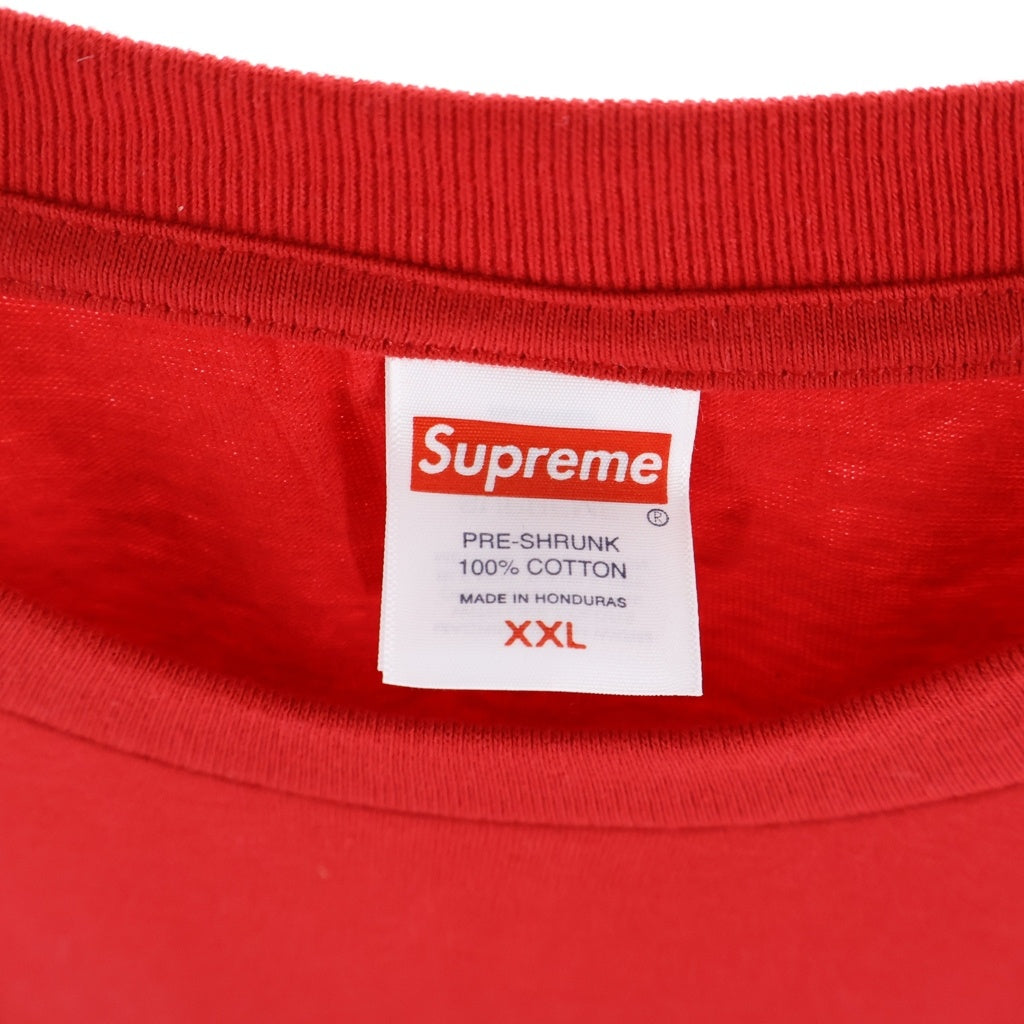 SUPREME(シュプリーム) 25AW Split Tee スプリット 半袖Tシャツ レッド