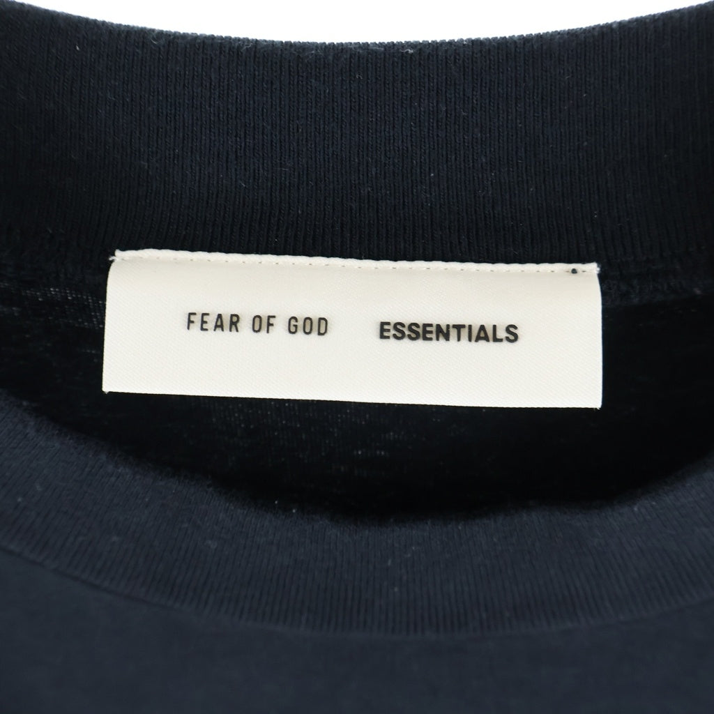 FEAR OF GOD ESSENTIALS(フィアオブゴッド エッセンシャルズ) S/S T-SHIRT ラバーロゴ 半袖Tシャツ ブラック