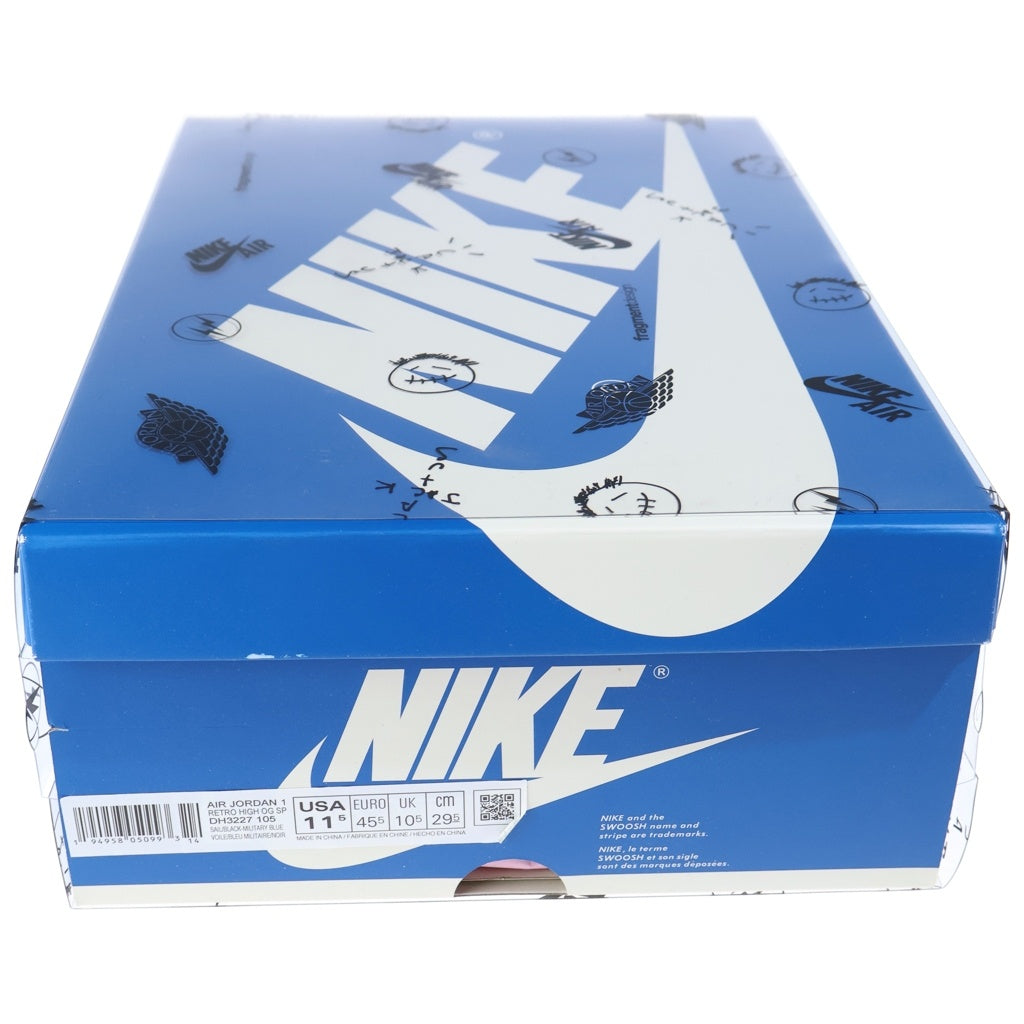 NIKE(ナイキ) ×TRAVIS SCOTT ×FRAGMENT AIR JORDAN1 RETRO HIGH OG SP エアジョーダン1 ハイカットスニーカー US11.5/29.5cm DH3227-105