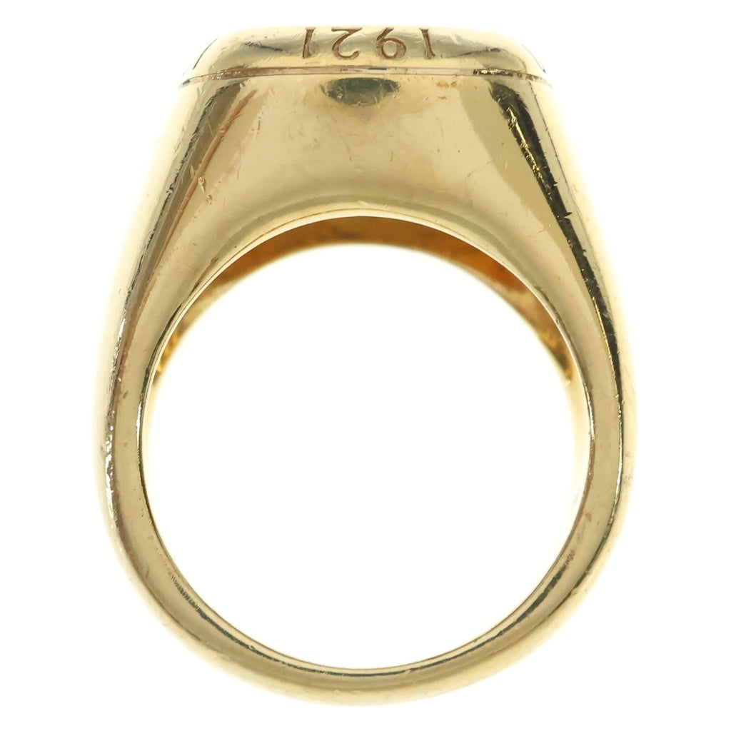 GUCCI(グッチ) SIGNET RING コートオブアームズエングレーブ シグネットリング 指輪 ゴールド
