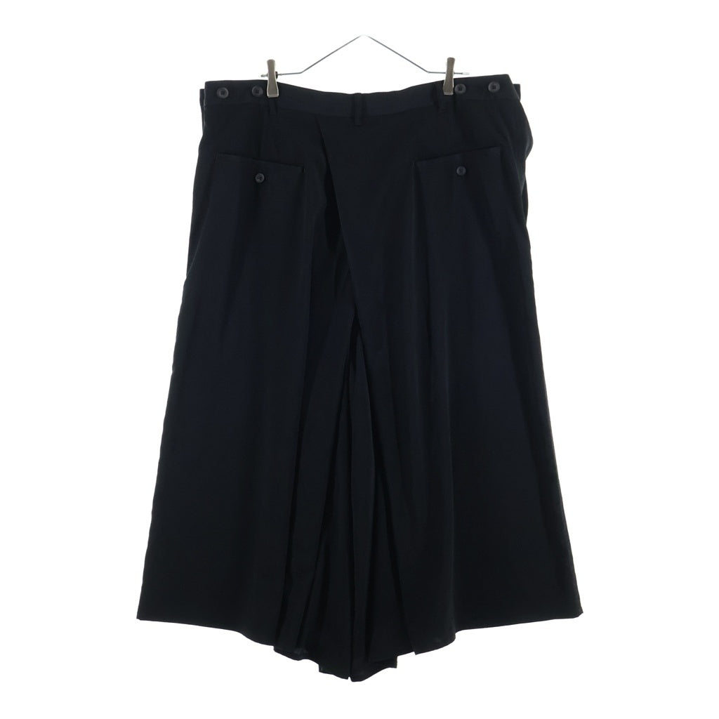 Yohji Yamamoto POUR HOMME(ヨウジヤマモト プールオム) TA TUXEDO HAKAMA PANTS HK-P12-500 タキシード ハカマタック パンツ ブラック