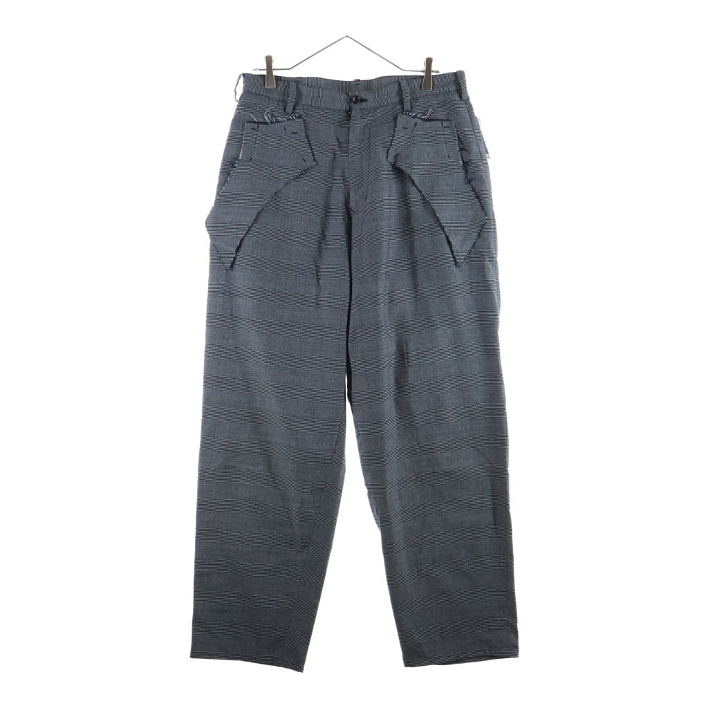 sulvam(サルバム) 25AW Cut Finish Flap Pants MW-P05-110 カットフィニッシュ フラップパンツ グレー