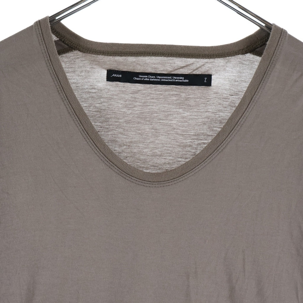 JULIUS(ユリウス) 26AW LOOTS LONG SLEEVE TOP 947CUM3 ルーツ ロングスリーブ 長袖トップス カットソー