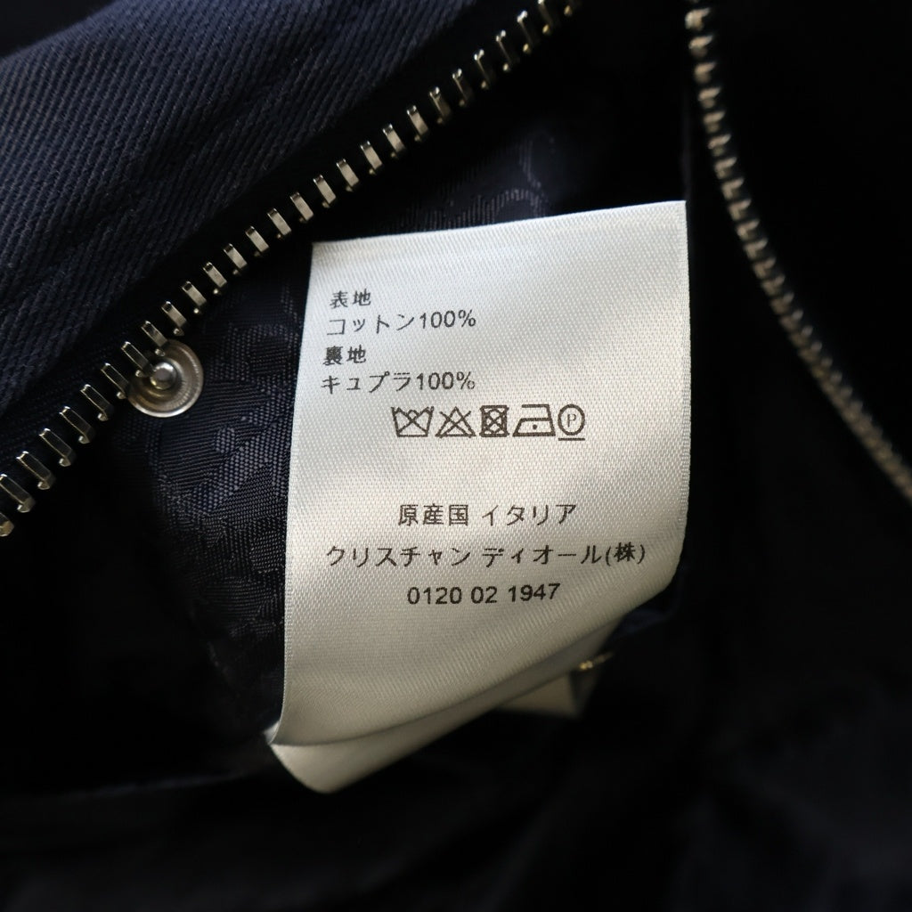 DIOR(ディオール) 20SS ×JORDAN BRAND AIR DIOR ロゴエンブロイダリー ジップアップ スタンドカラー ウーブンジャケット ネイビー 033C402A4120