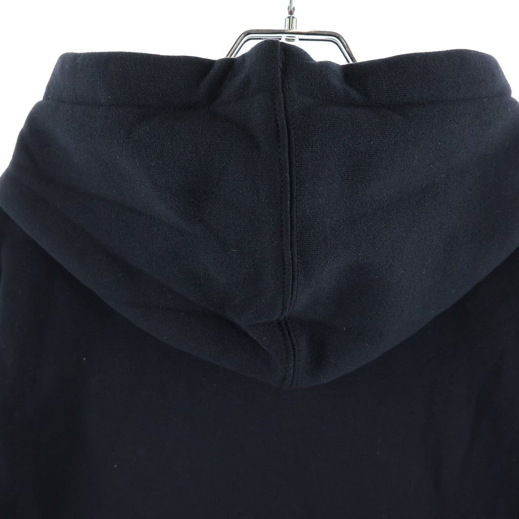 NO BRAND(ノーブランド) COOKIES CLOTHING クッキーズ クロージング ロゴエンブロイダリー ジップアップ フーデッド スウェット パーカー ブラック CM253HFC13
