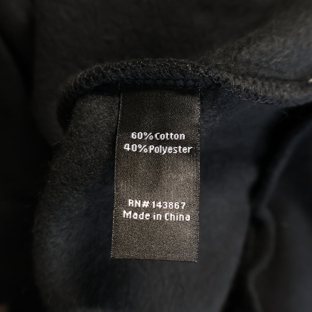 NO BRAND(ノーブランド) COOKIES CLOTHING クッキーズ クロージング ロゴエンブロイダリー ジップアップ フーデッド スウェット パーカー ブラック CM253HFC13