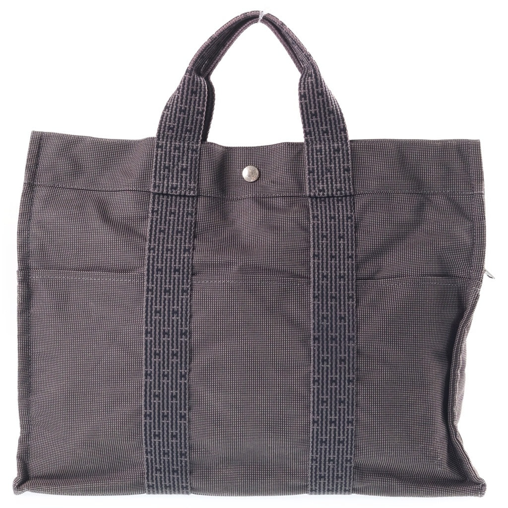 HERMES(エルメス) エールラインTGM キャンバストートバッグ グレー レディース
