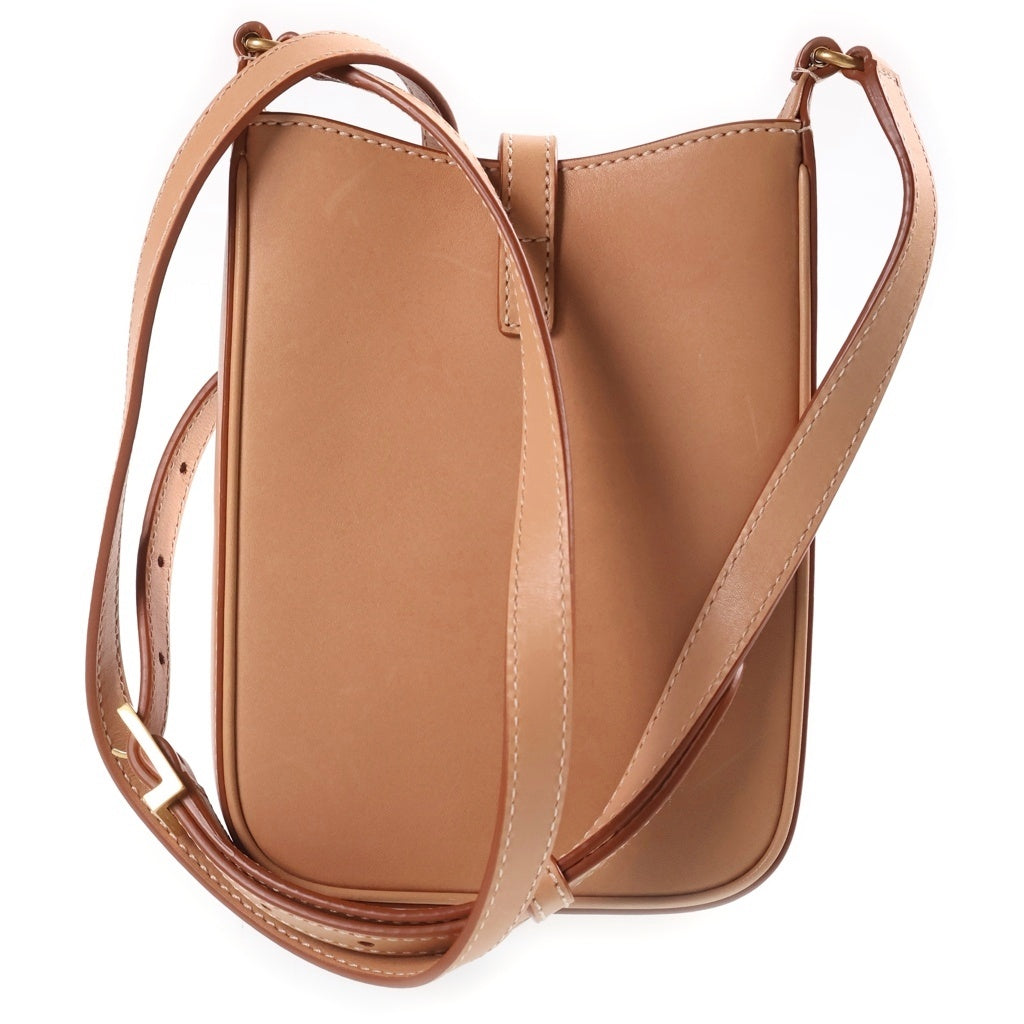 SAINT LAURENT PARIS(サンローランパリ) Le 5 A 7 カサンドラ レザーショルダーバッグ ベージュ 735214 レディース