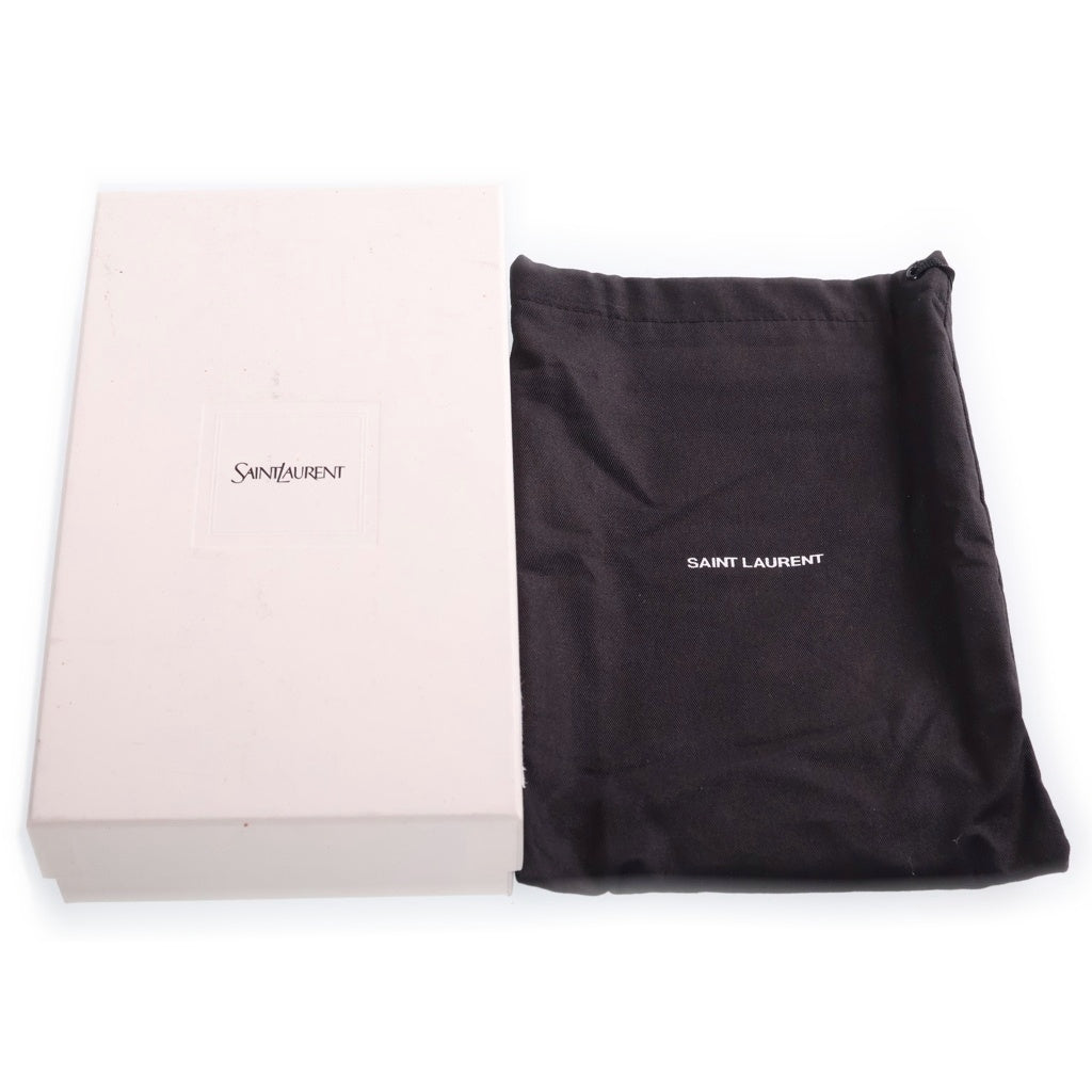SAINT LAURENT PARIS(サンローランパリ) Le Maillon Chain Wallet Shoulder Bag マイヨン キルティングチェーンウォレット ショルダーバッグ 財布 ベージュ 738109 レディース