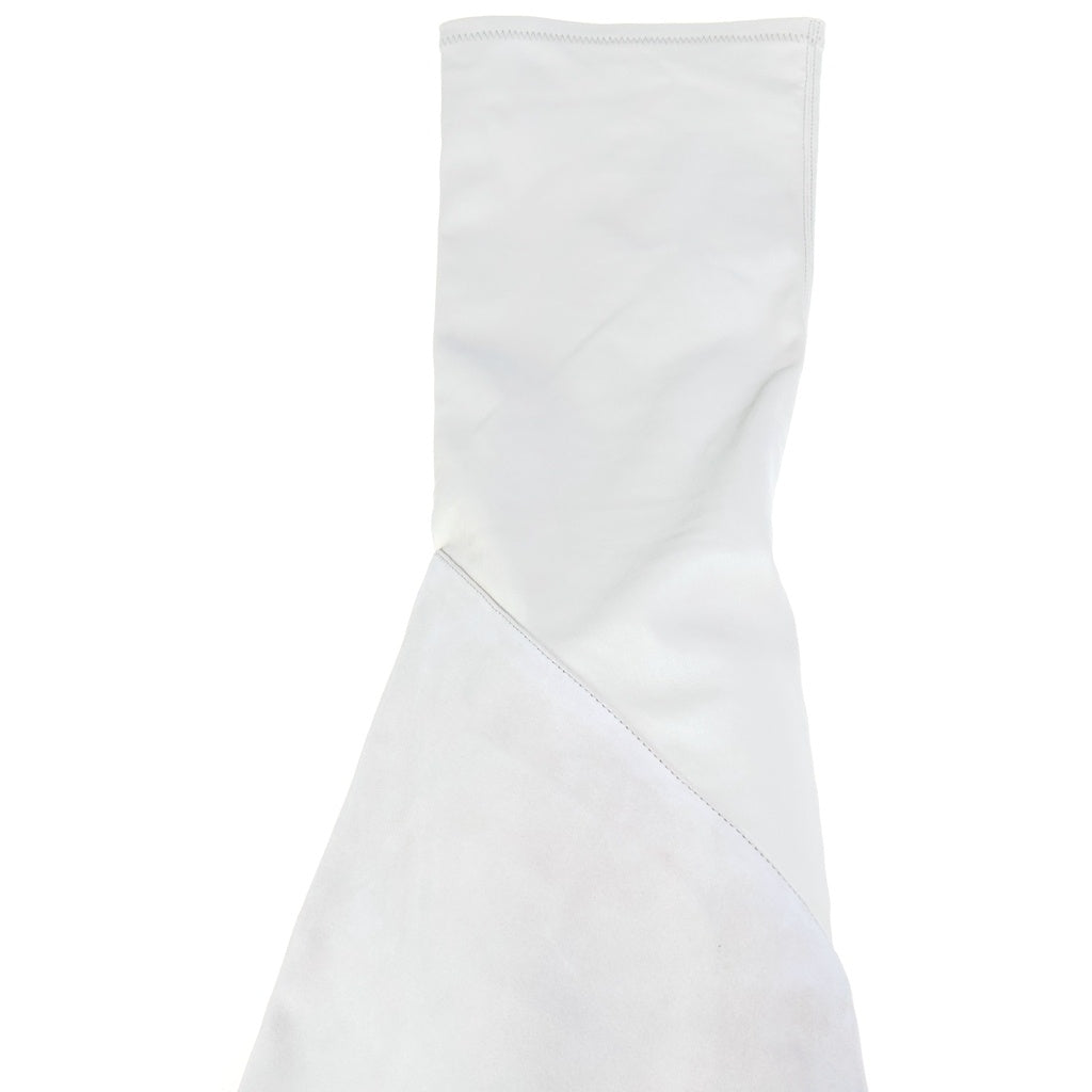 Rick Owens(リックオウエンス) 25SS TACO KISS タコキス レザーハイカットシューズ ホワイト RR01E5843-LSLVS0