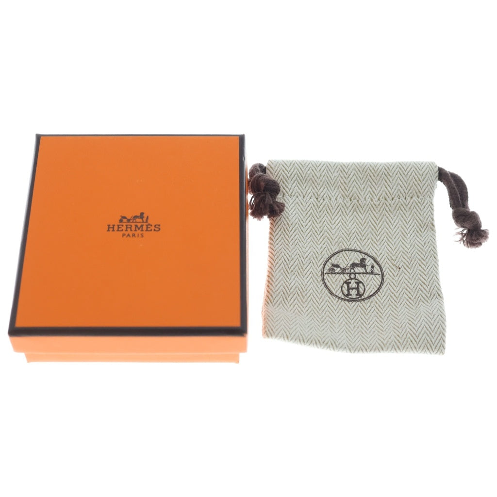 HERMES(エルメス) MINI POP ミニポップ H ピアス レディース ホワイト/シルバー