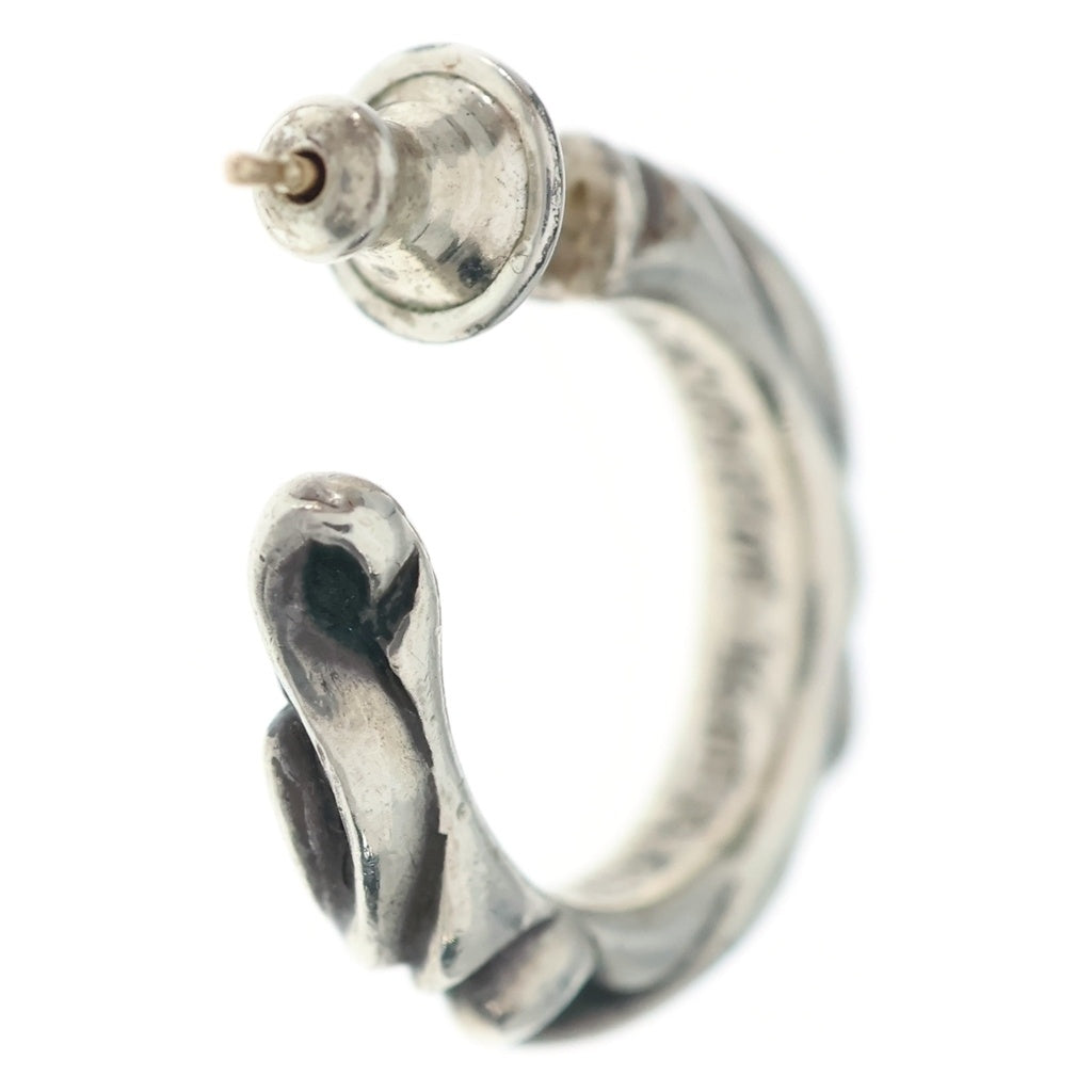 CHROME HEARTS(クロムハーツ) HOOP SCROOL スクロール フープピアス シルバー BCA102