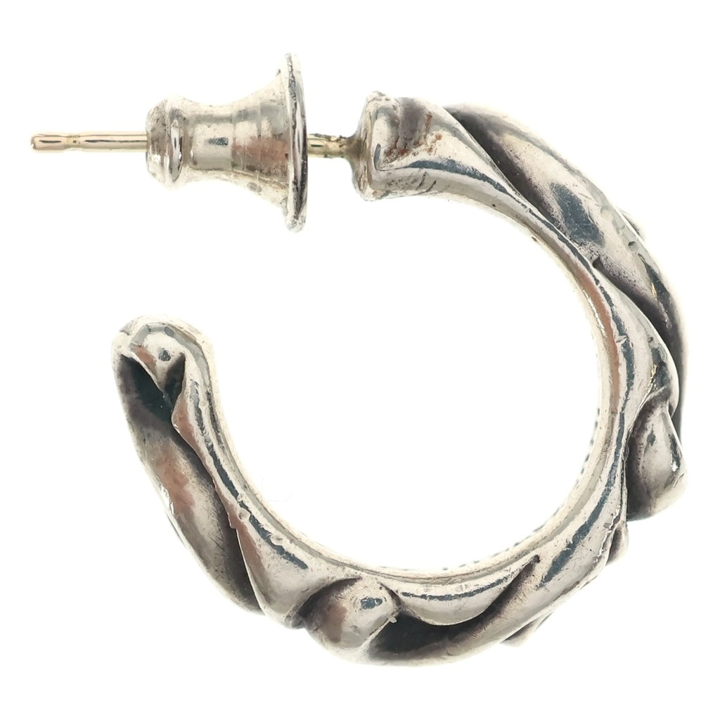 CHROME HEARTS(クロムハーツ) HOOP SCROOL スクロール フープピアス シルバー BCA102