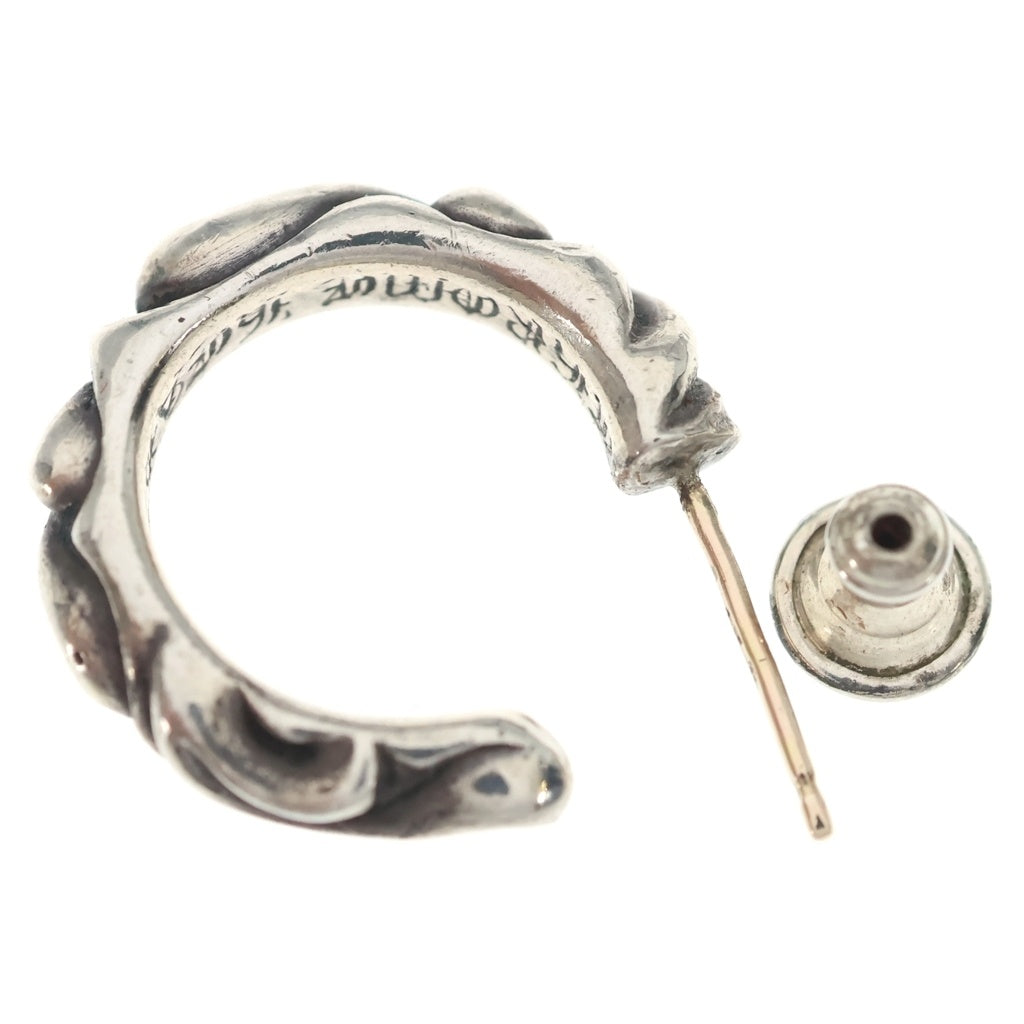 CHROME HEARTS(クロムハーツ) HOOP SCROOL スクロール フープピアス シルバー BCA102