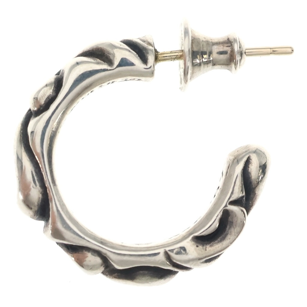 CHROME HEARTS(クロムハーツ) HOOP SCROOL スクロール フープピアス シルバー BCA102