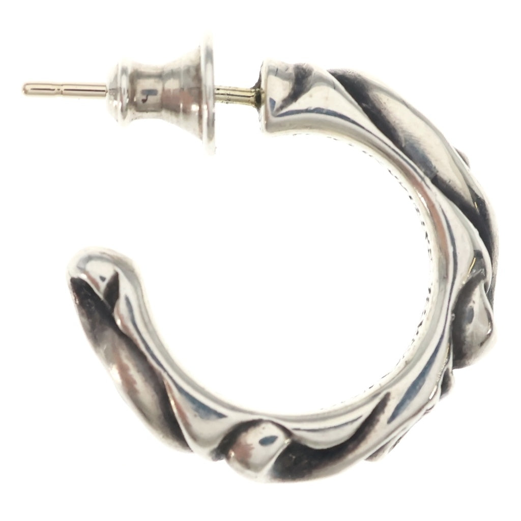 CHROME HEARTS(クロムハーツ) HOOP SCROOL スクロール フープピアス シルバー BCA102