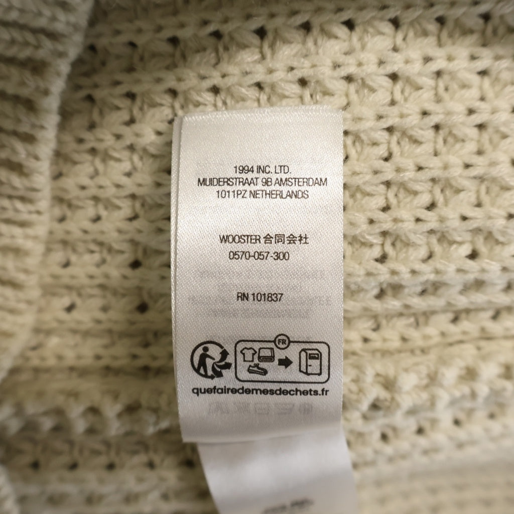 SUPREME(シュプリーム) 24AW Waffle Small Box Sweater ワッフル スモールボックスロゴ スウェット トレーナー ベージュ