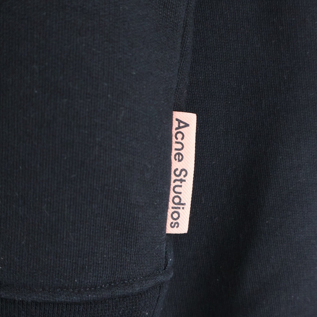 Acne Studios(アクネ ストゥディオズ) ヘビーウェイト クルーネック スウェット プルオーバー ブラック FN-MN-SWEA000171