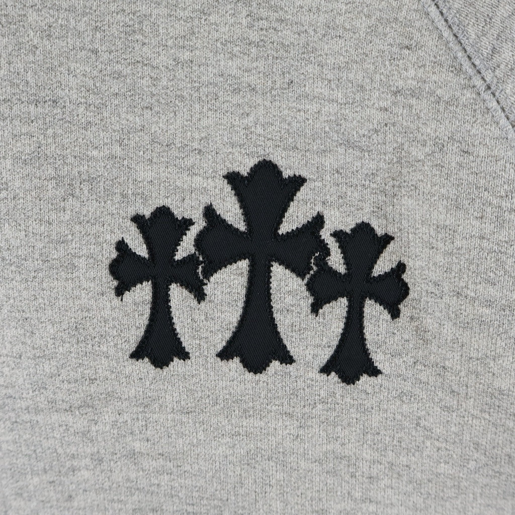 CHROME HEARTS(クロムハーツ) 7-11 HOODIE バックCHロゴクロス刺繍プルオーバーパーカー グレー