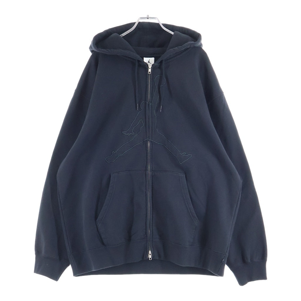 SUPREME(シュプリーム) 26ss ×Jordan Hooded Sweatshirt ジョーダン ロゴエンブロイダリー フーデッド スウェッシャツ ブラック