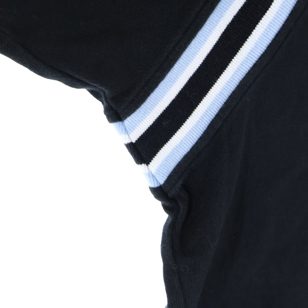 SUPREME(シュプリーム) 25SS Split S/S Football Top ロゴプリント スピリットクルーネック フットボール Tシャツ ブラック