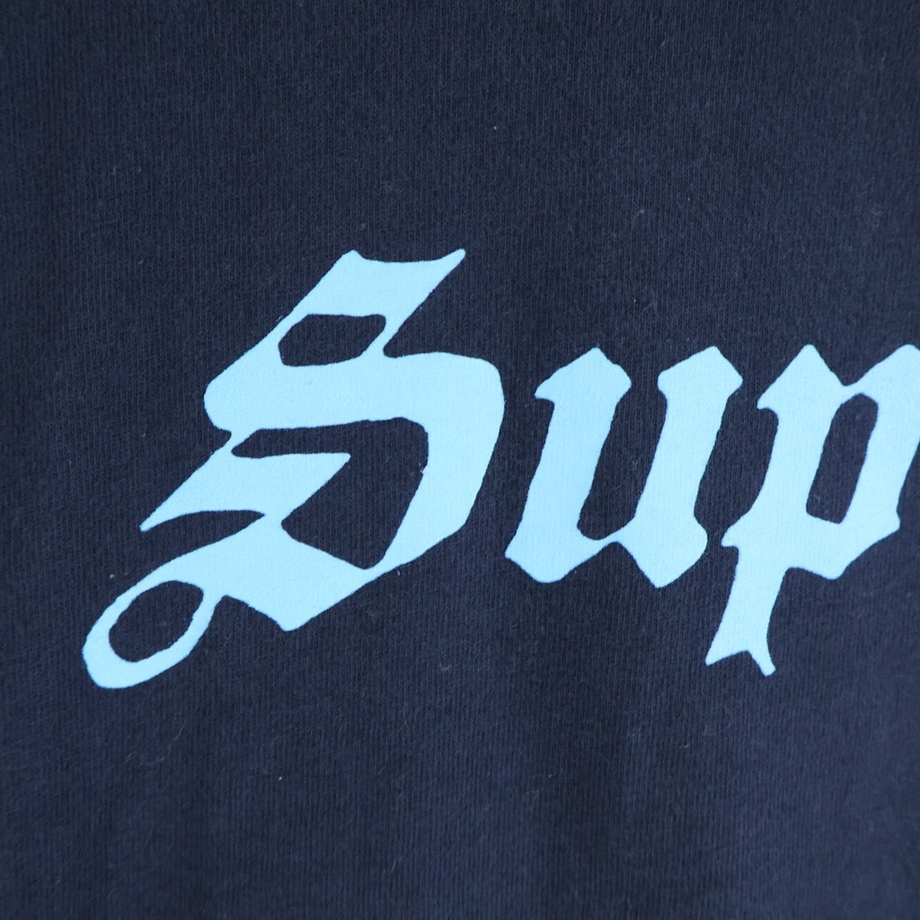 SUPREME(シュプリーム) 26SS Speed Tee ロゴプリント クルーネック コットン 半袖Tシャツ カットソー ネイビー