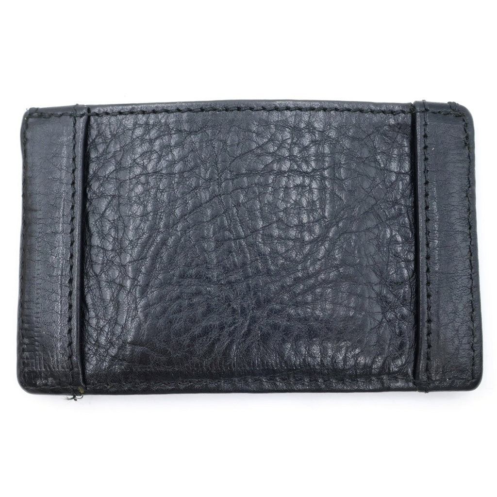 CHROME HEARTS(クロムハーツ) JOTTER ジョッター スクロールラベル レザー カードケース ブラック