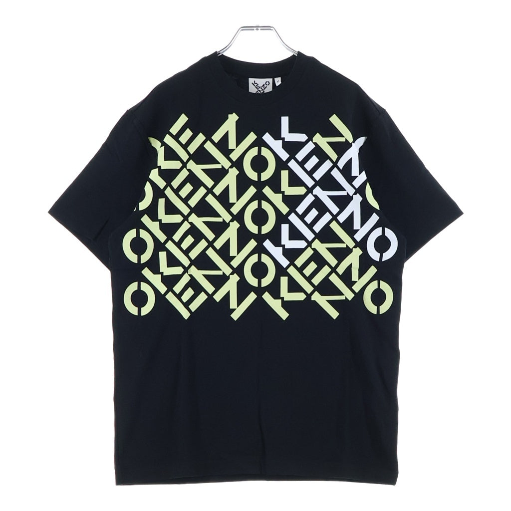 KENZO(ケンゾー) T-Shirt ロゴプリント 半袖Tシャツ ブラック FC55TS2084SK
