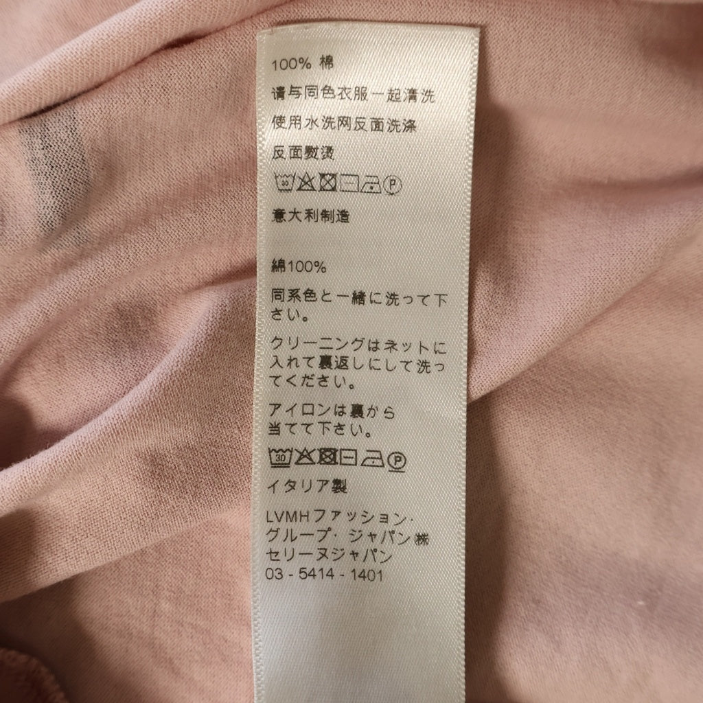 CELINE(セリーヌ) Cropped T-Shirt クロップド 半袖Tシャツ ピンク 2X761501F