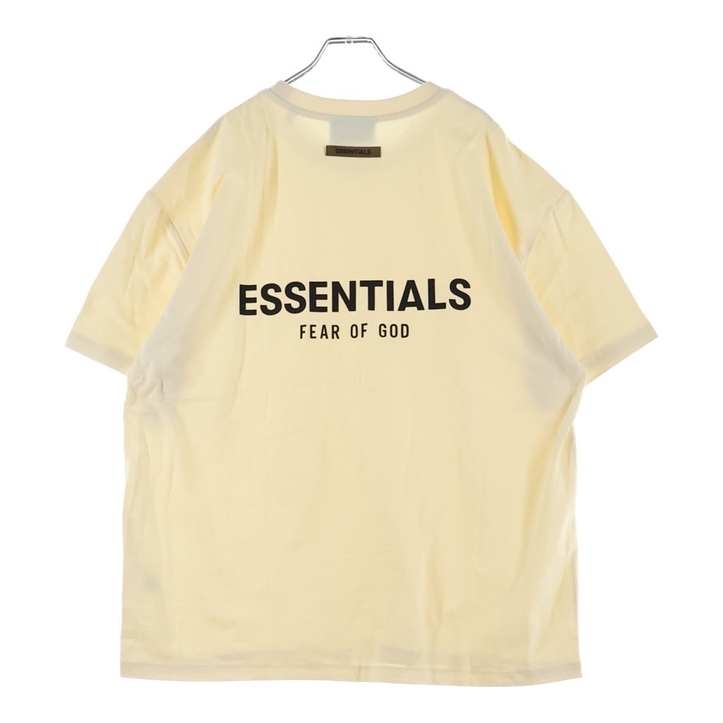 FEAR OF GOD ESSENTIALS(フィアオブゴッド エッセンシャルズ) S/S T-SHIRT ラバーロゴ 半袖Tシャツ アイボリー