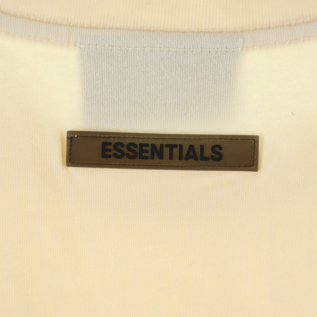 FEAR OF GOD ESSENTIALS(フィアオブゴッド エッセンシャルズ) S/S T-SHIRT ラバーロゴ 半袖Tシャツ アイボリー