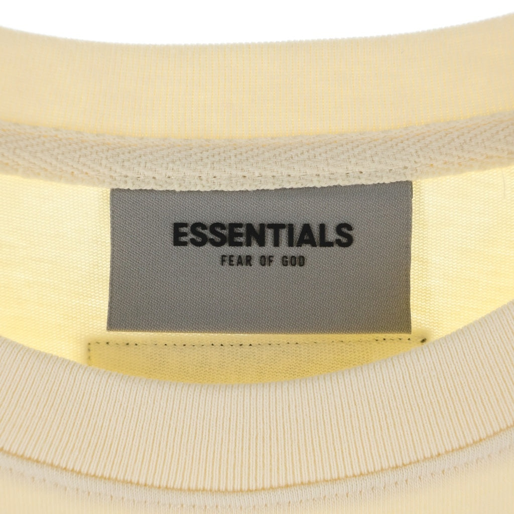 FEAR OF GOD ESSENTIALS(フィアオブゴッド エッセンシャルズ) S/S T-SHIRT ラバーロゴ 半袖Tシャツ アイボリー