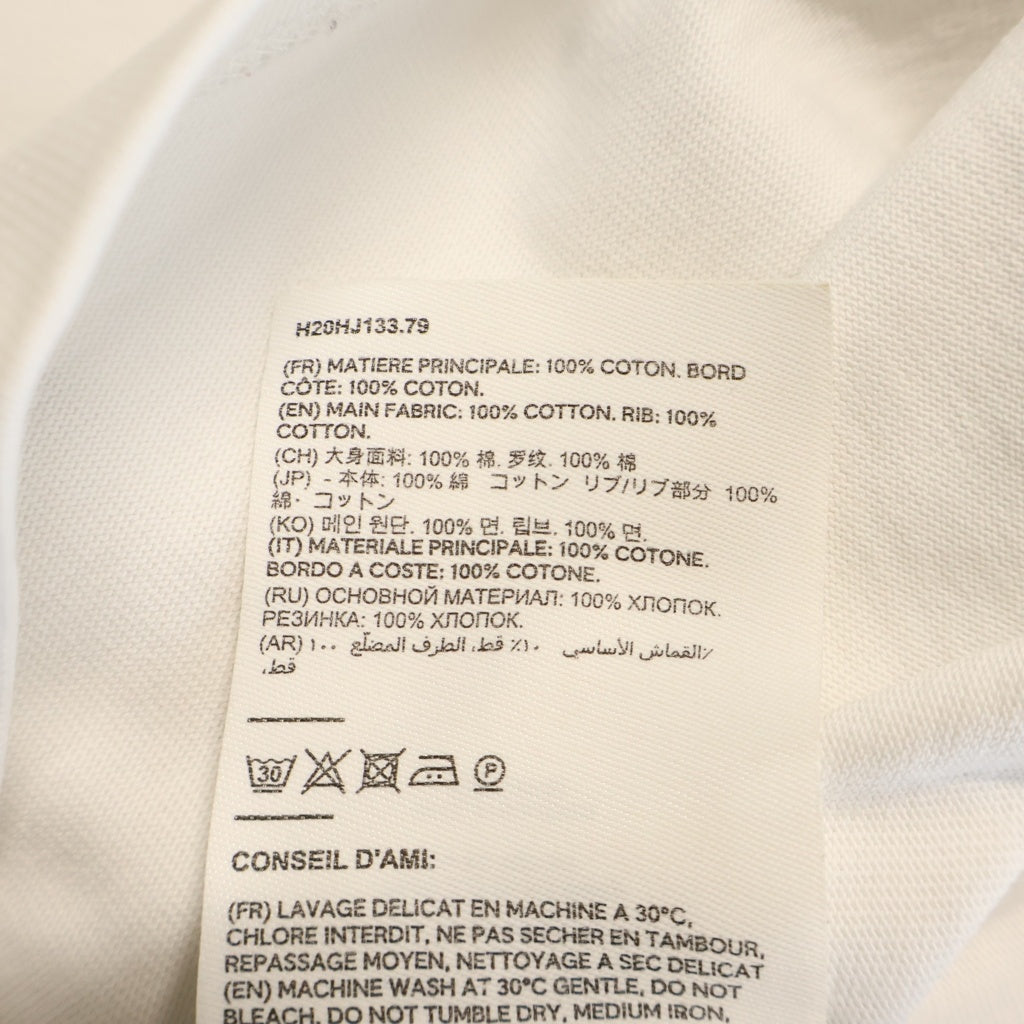 AMI Alexandre Mattiussi(アミアレクサンドルマテュッシ) T-Shirt ハートロゴ刺繍 半袖Tシャツ ホワイト H20HJ133.79