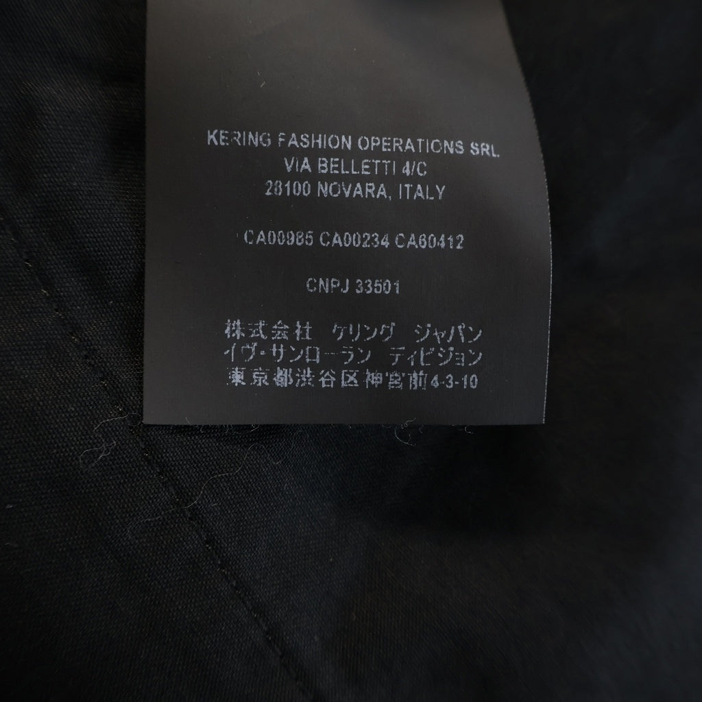 SAINT LAURENT PARIS(サンローランパリ) Uniform Wool Pants ユニフォーム ウールパンツ ブラック レディース 638373 Y173Q