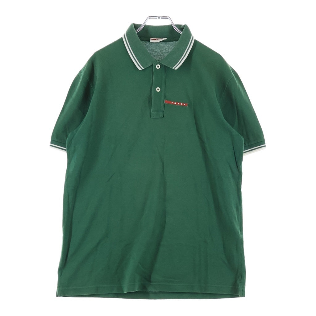 PRADA SPORT(プラダ スポーツ) Polo Shirt 半袖ポロシャツ グリーン SJJ887