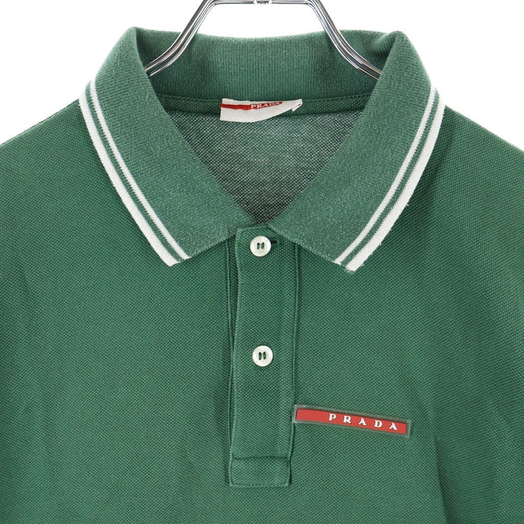 PRADA SPORT(プラダ スポーツ) Polo Shirt 半袖ポロシャツ グリーン SJJ887