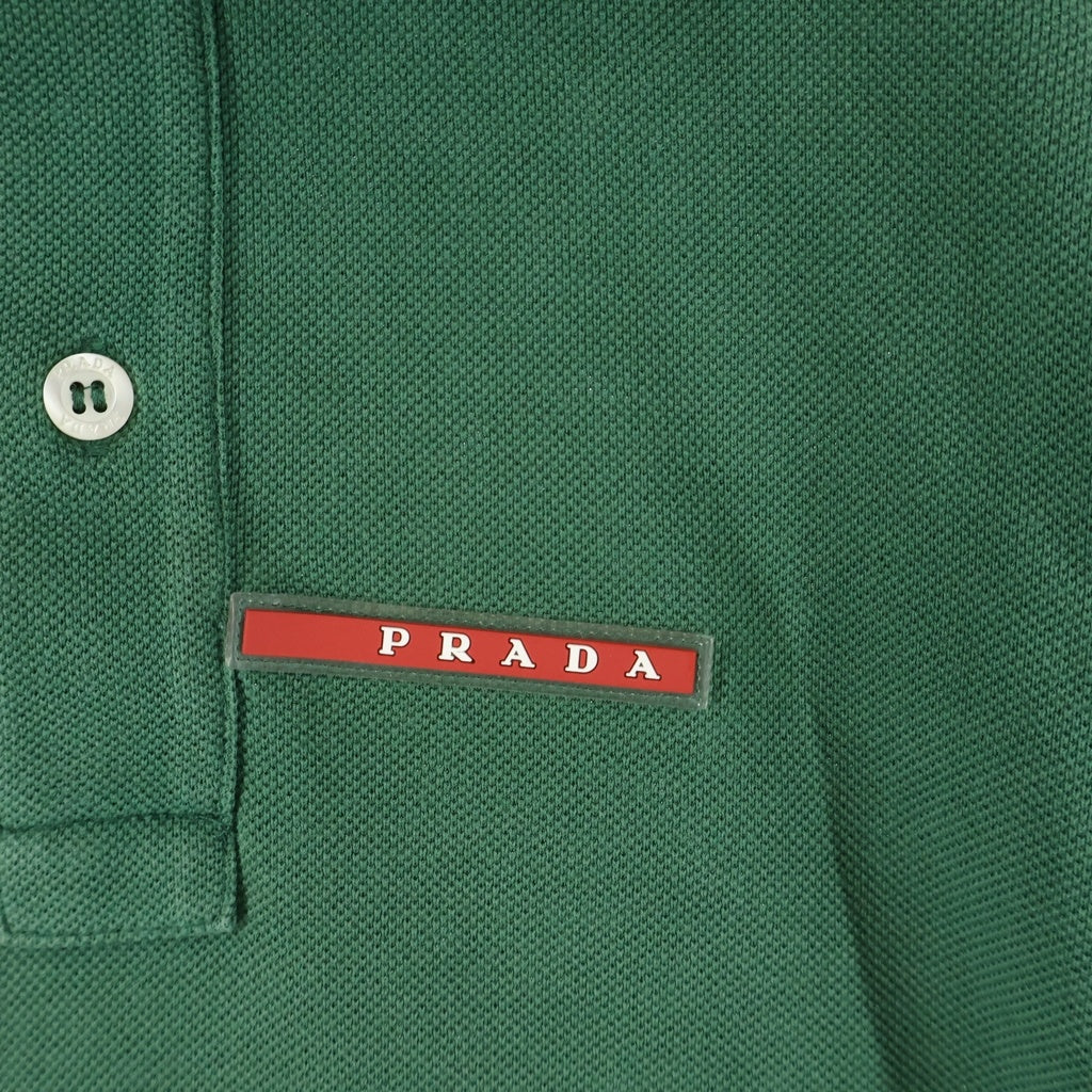 PRADA SPORT(プラダ スポーツ) Polo Shirt 半袖ポロシャツ グリーン SJJ887