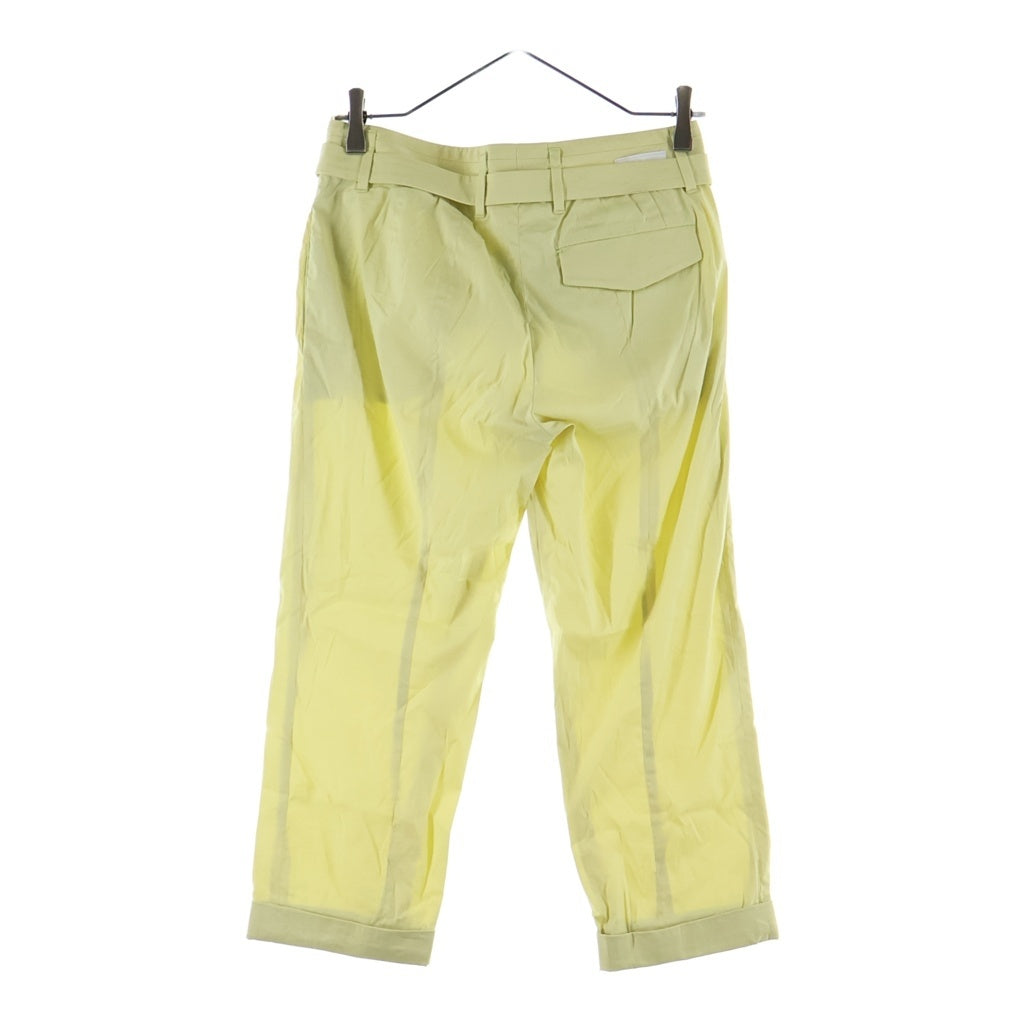 PRADA(プラダ) Belt Pants コットンベルトパンツ イエロー P2713H