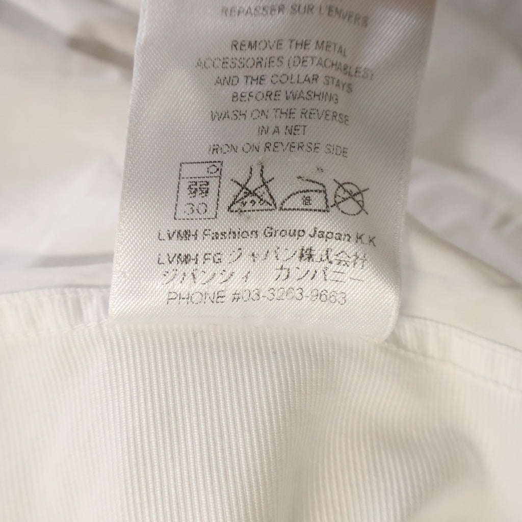 GIVENCHY(ジバンシィ) L/S Shirt チャーム付き 長袖シャツ ホワイト 15S 6202 335