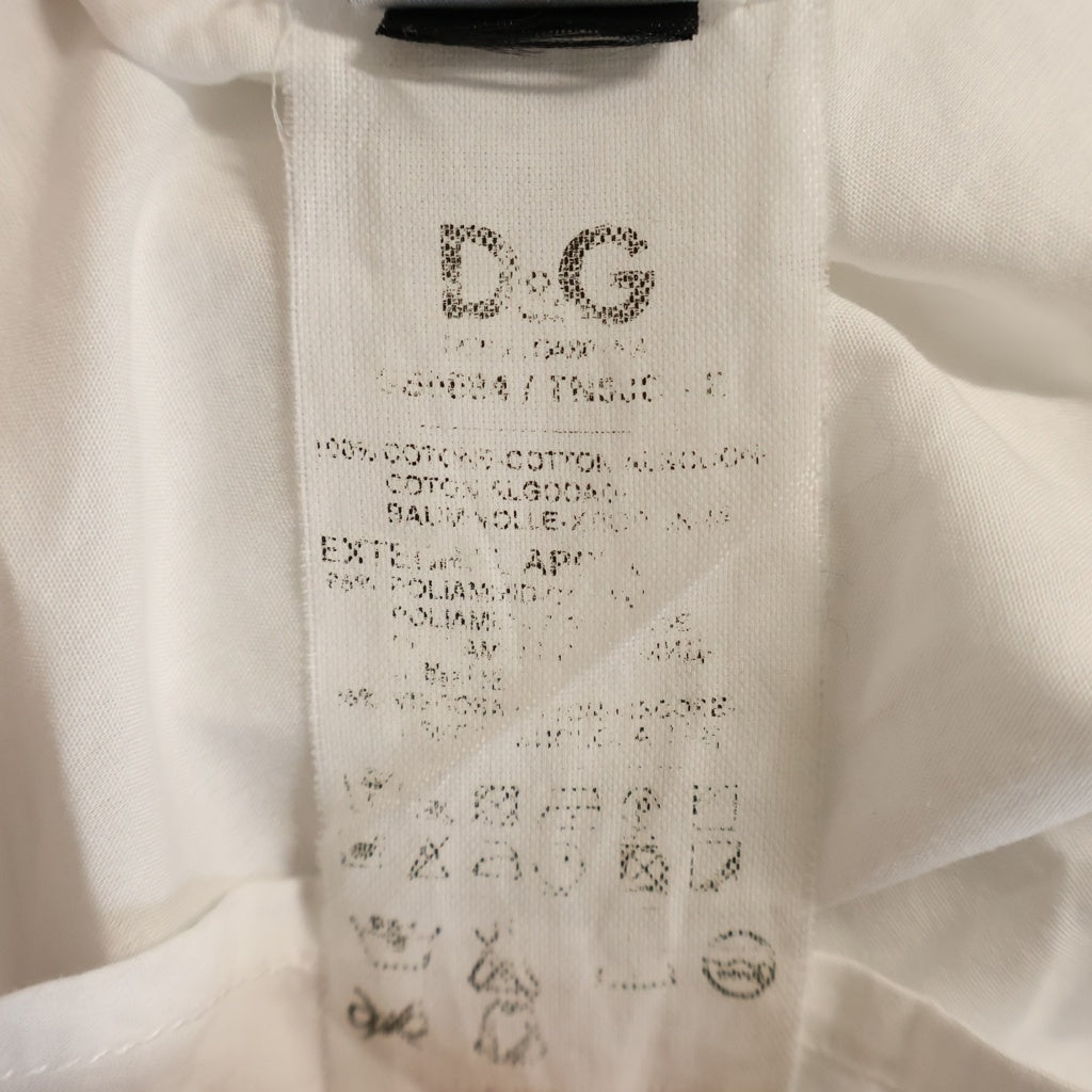 DOLCE & GABBANA(ドルチェアンドガッバーナ) L/S Shirt レース 長袖シャツ ホワイト
