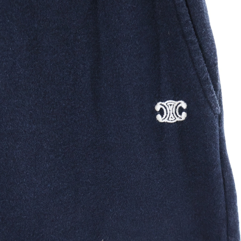 CELINE(セリーヌ) Triomphe Sweat Pants トリオンフ カシミヤ混 スウェットパンツ ネイビー 2Z072450I