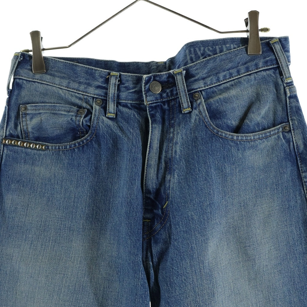 HYSTERIC GLAMOUR(ヒステリックグラマー) ルーズストレートデニムパンツ インディゴブルー 02251AP59