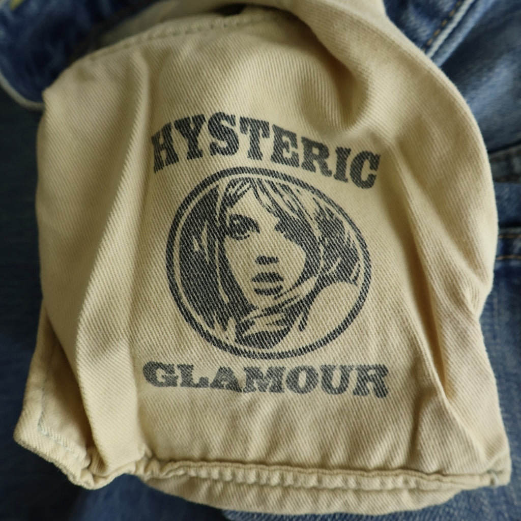 HYSTERIC GLAMOUR(ヒステリックグラマー) ルーズストレートデニムパンツ インディゴブルー 02251AP59