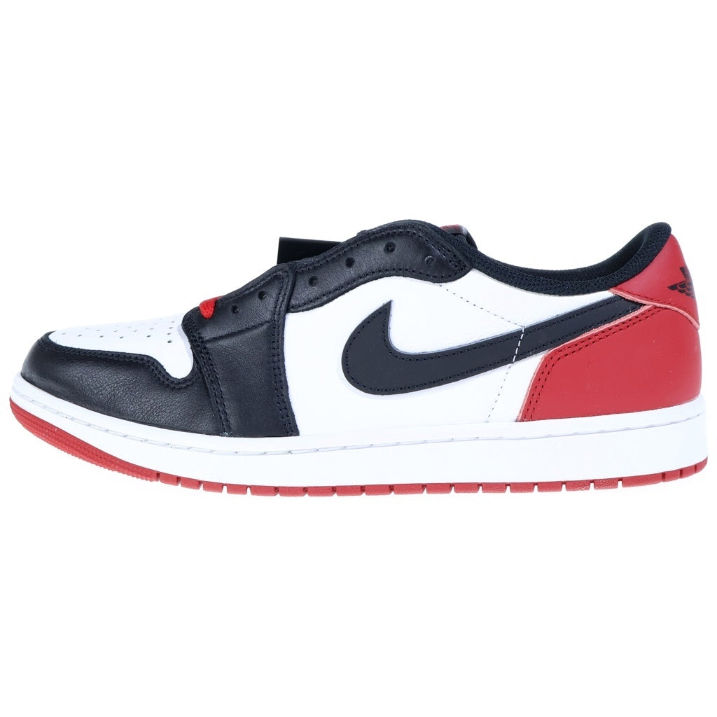 NIKE(ナイキ) AIR JORDAN 1 RETRO LOW OG BLACK TOE エアジョーダン1 ロー ブラックトゥ ローカットスニーカー ホワイト/ブラック/レッド US10.5/28.5cm CZ0790-106