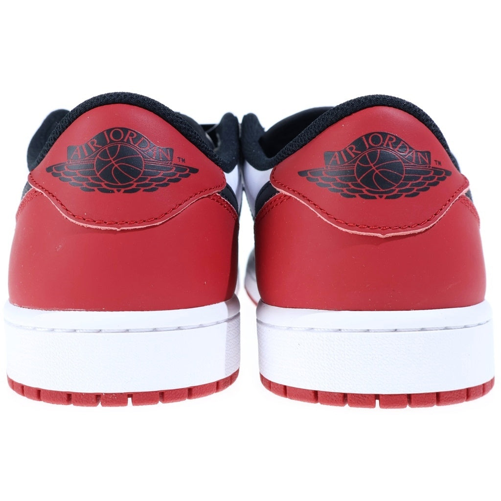 NIKE(ナイキ) AIR JORDAN 1 RETRO LOW OG BLACK TOE エアジョーダン1 ロー ブラックトゥ ローカットスニーカー ホワイト/ブラック/レッド US10.5/28.5cm CZ0790-106