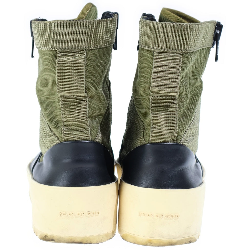FEAR OF GOD(フィアオブゴッド) JUNGLE SNEAKER ジャングルハイカットスニーカー ブラック/カーキ FG07S18U-20LECO9965