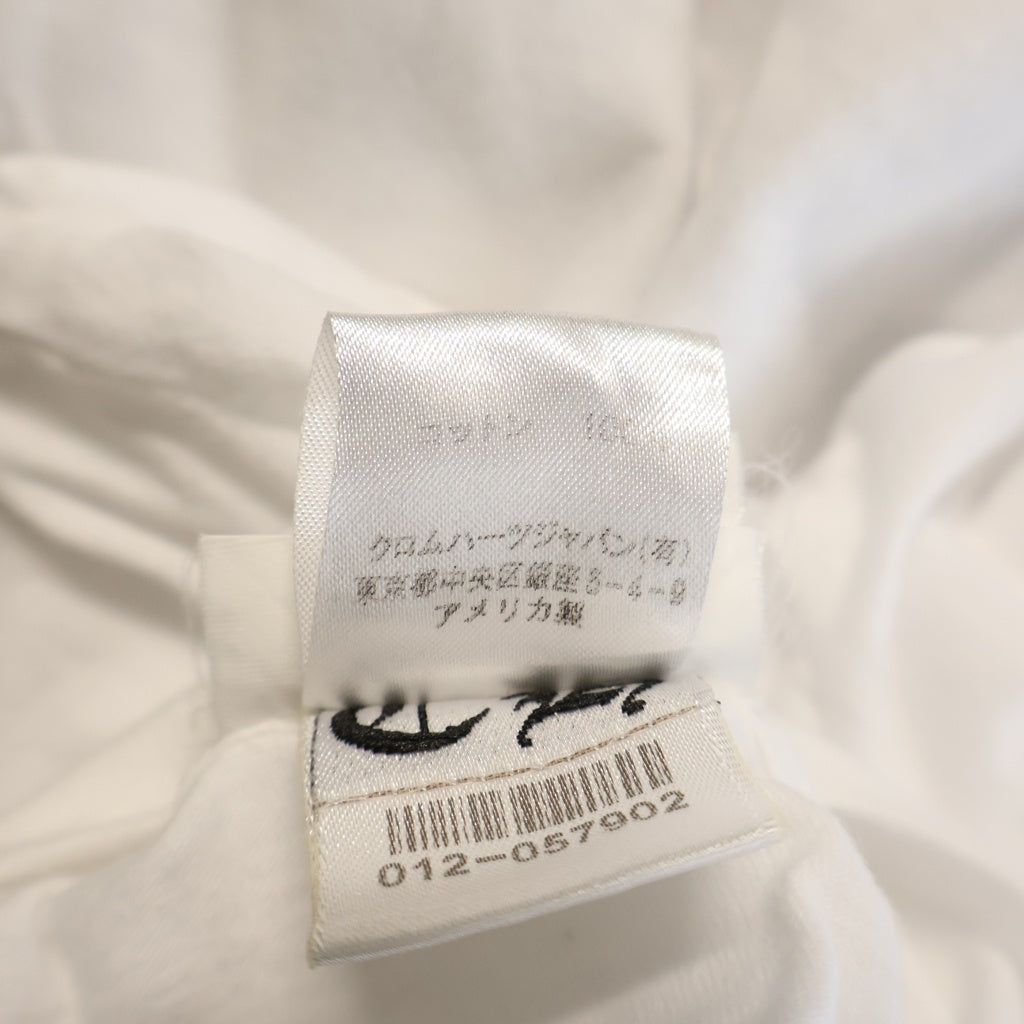 CHROME HEARTS(クロムハーツ) FOTI フォティ ティックマン 半袖Tシャツ カットソー クルーネック ホワイト